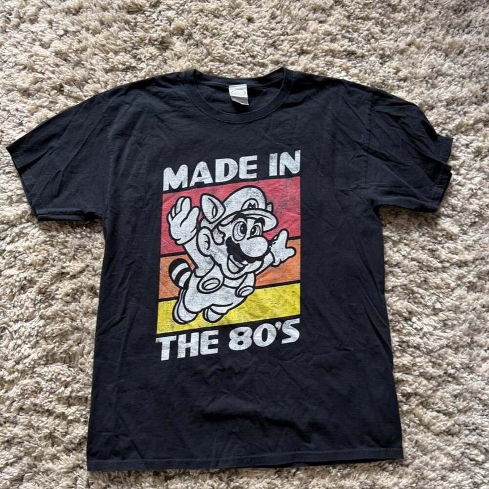 Nintendo Super Mario Made In The 80s Graphic T-Shirt